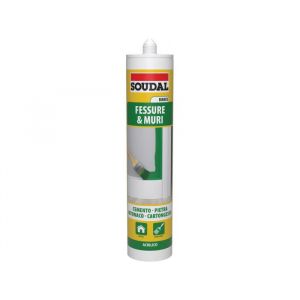 SILICONE ACRILICO SOUDAL(FESSURE E MURI) - BIANCO - 300ML