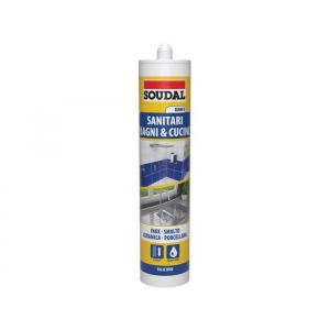 SILICONE ACETICO SANITARI SOUDAL - BIANCO - 300ML