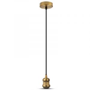 PORTALAMPADA A SOSPENSIONE E27 MAX 60W - BRONZO MARRONE
