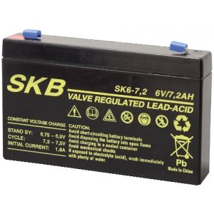 BATTERIA AL PIOMBO "SKB" - 6V 7.2AH