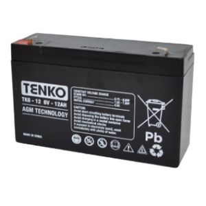 BATTERIA AL PIOMBO 6V 12AH (FAST. 4,8)