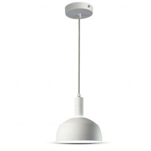 LAMPADARIO A SOSPENSIONE CON PORTALAMPADA E14 - BIANCO