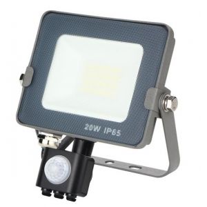 FARETTO IP65 CON SENSORE IP65 20W 6500K 1600LM