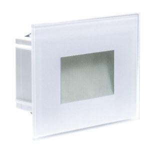 SEGNA PASSO 3,5W IN VETRO BIANCO TRICOLOR PER 503 - IP65
