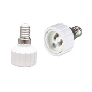 ADATTATORE PER LAMPADA,DA E14 A GU10                        