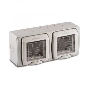SUB CONTENITORE PARETE IP55 4 MODULI