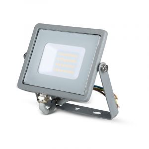 FARO LED SMD CHIP SAMSUNG 20W 6400K IP65 GRIGIO