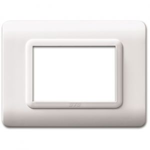 Placca S44 Bianco RAL9010 3 moduli