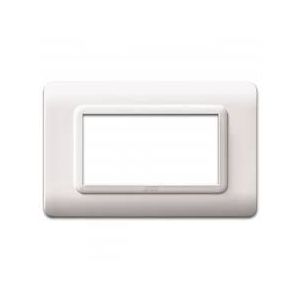 Placca S44 Bianco RAL9010 4 moduli