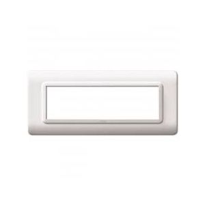 Placca S44 Bianco RAL9010 7 moduli