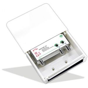 AMPLIFICATORE DA PALO 2IN UHF 30dB REG. 1OUT 107dBuV - 5G