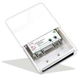 AMPLIF.DA PALO 2IN UHF 30dB REG. 2OUT 107dBuV-5G