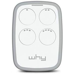 RADIOCOMANDO WHY EVO 4 TASTI MULTIFREQUENZA BIANCO