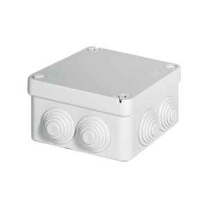 CASSETTA DERIV. 110x110x60-IP55-VITI PLASTICHE IK08 RES.650°