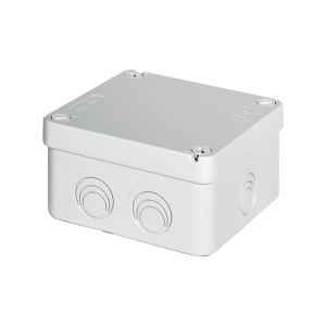 CASSETTA STAGNA PRETRANCIATA 110x110x60 IP67 VITI PLASTICHE