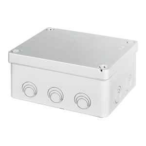 CASSETTA STAGNA PRETRANCIATA 200x150x85 IP67 VITI PLASTICHE