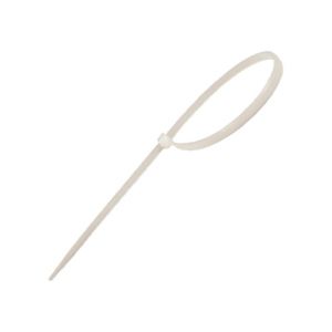 FASCETTE PER CAVI - 2.5X100MM - BIANCHE - 100PZ