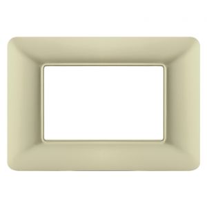 PLACCA TECNOPOLIMERO 2P - SERIE T3 - CHAMPAGNE