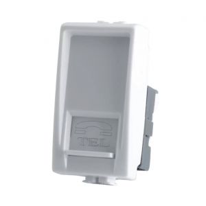 PRESA TELEFONO SERIE T3 - BIANCO