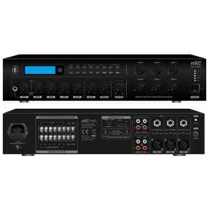 AMPLIFICATORE PA DA 240W A 6 ZONE CON USB/BT/FM-DAB+