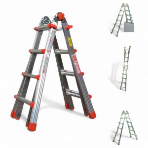 SCALA MULTIUSO "SQUADRA PIU'" 6+6 GRADINI