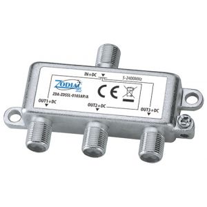 DIVISORE DA INTERNO 1IN 3OUT, 5-2400MHZ - ZODIAC