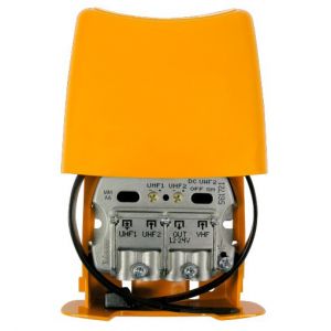 AMPL. PALO 12-24V 3INGR/1OUT - UHF-UHF-VHF MIX
