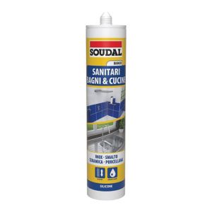 SILICONE ACETICO SANITARI SOUDAL - 300ML