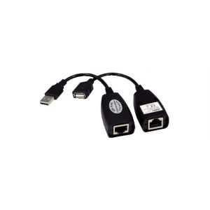 AMPLIFICATORE DI SEGNALE USB 2.0 CON CAVO DI RETE FINO A 50M