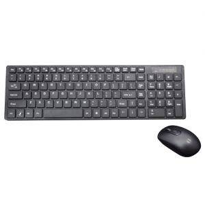 TASTIERA + MOUSE WIRELESS USB KB150C