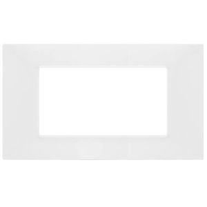 PLACCA TECNOPOLIMERO T2 6004-01 4P BIANCO
