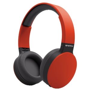 CUFFIA BLUETOOTH PLASTICA ROSSA
