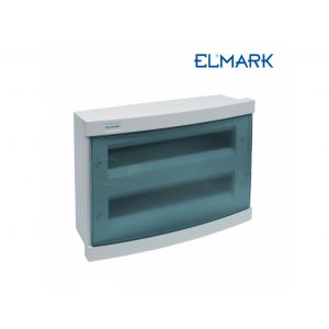 CENTRALINO DA PARETE IP40 - COPERCHIO BLU - 24 MODULI