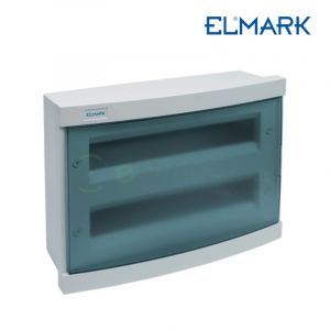 CENTRALINO DA PARETE IP40 - COPERCHIO BLU - 36 MODULI