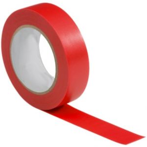 NASTRO ISOLANTE 19X25MT ROSSO 10PZ.