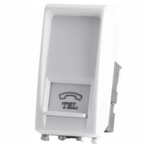 PRESA TELEFONO T2 623B BIANCO
