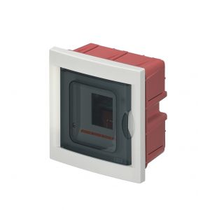 CENTR.INCASSO IP40 BIANCO PORT.FUME'4M                      