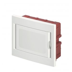 CENTRALINO DA INCASSO BIANCO CON PORTA CIECA - 8 MOD