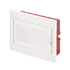 CENTRALINO DA INCASSO BIANCO CON PORTA CIECA - 12 MOD.