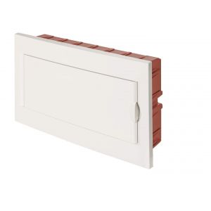 CENTRALINO DA INCASSO BIANCO CON PORTA CIECA - 18 MOD