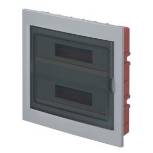 CENTRALINO DA INCASSO 24 MODULI TRASPARENTE IP40