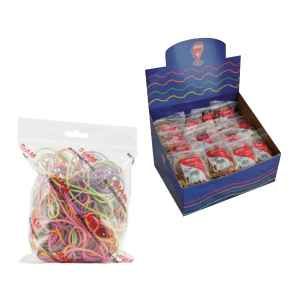 ESPOSITORE 100 BUSTINE ELASTICI ASSORTITI 50GR