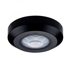 SENSORE DI MOVIMENTO A INFRAROSSI 360° NERO - PER SOFFITTO