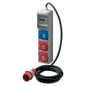 QUADRO ASSEMBLATO ASC 3 PRESE VERTICALI IP65 3X2P+T