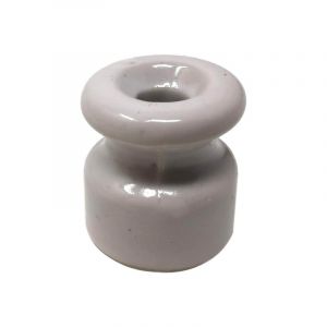 ISOLATORE PORCELLANA - BIANCO - 18X20