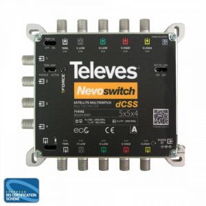 TELEVES NEVOSWITCH DCSS 5X5X4 TERM./CASC