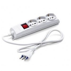 MULTIPRESA 3 USCITE UNIV.SCH+BIV.CAVO M.1.2 C.INT.          