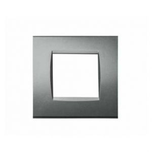 PLACCA TECNOPOLIMERO 2P SERIE T1 - GRIGIO SCURO