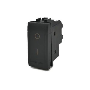 INTERRUTTORE BIP.(01) SERIE T1 16A 250V - NERO
