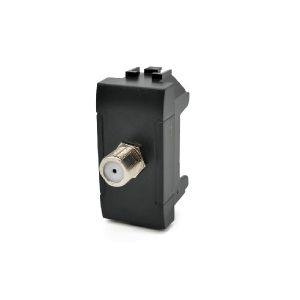 PRESA SATELLITARE 1P SERIE T1 - NERO
